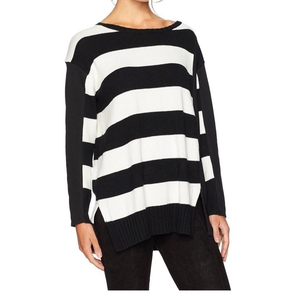 𝅺FRENCH Connection Ollie Stripe Sweater - Picture 1 of 8